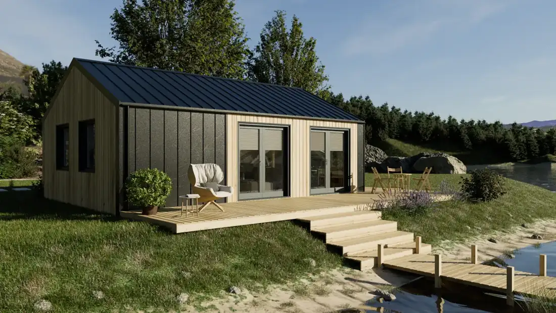 Evergreen tiny house