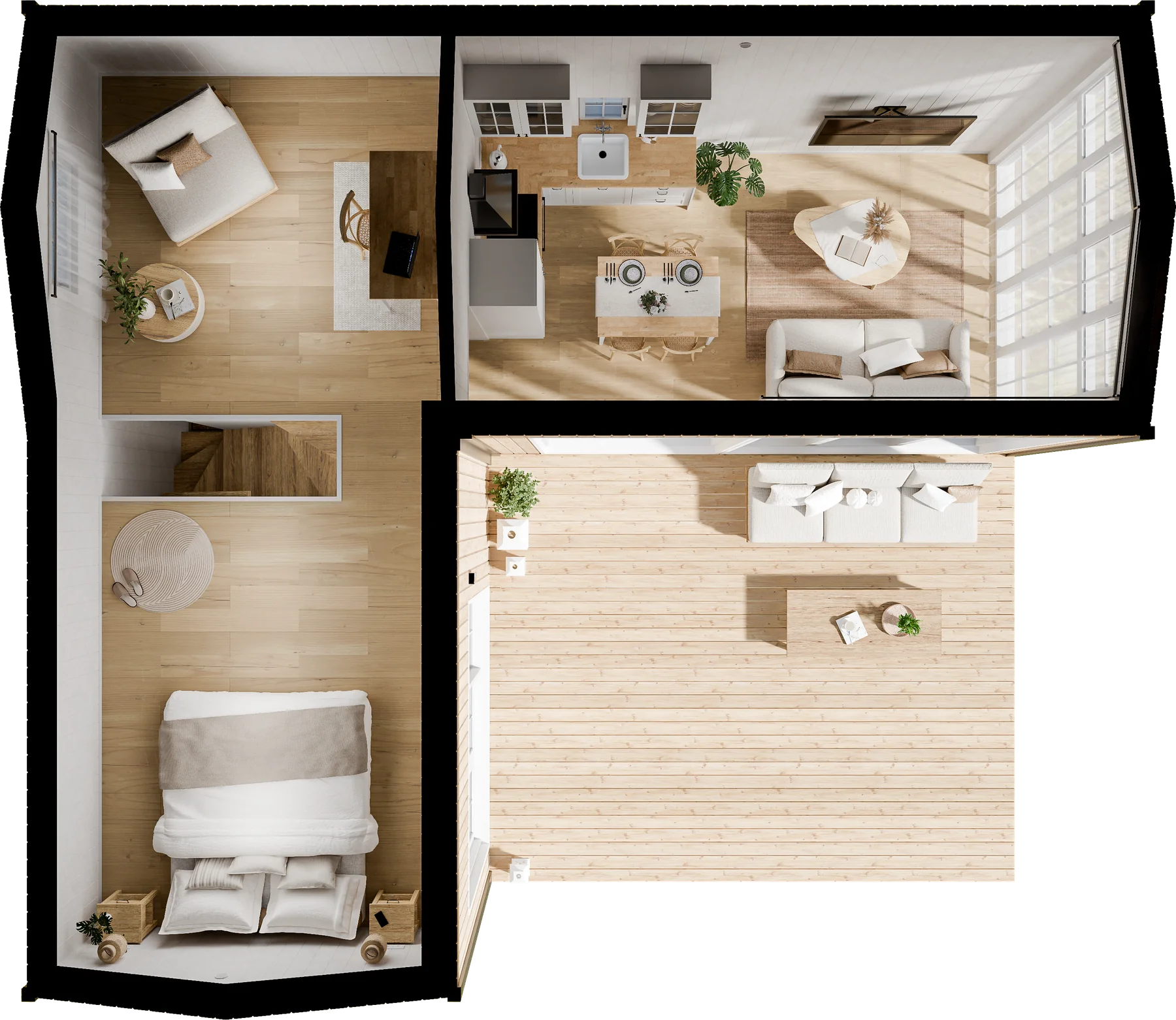 Plantegning Antonia: Hems