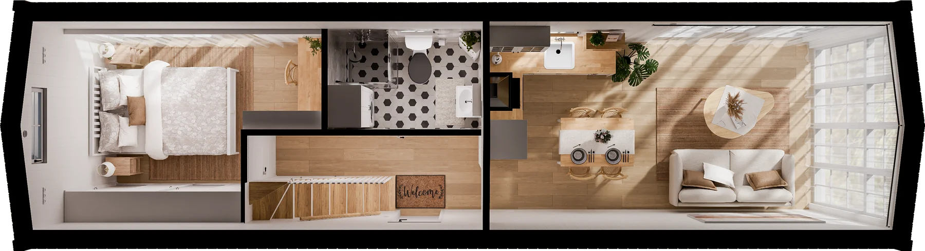 Floor plan Leah: Ground floor