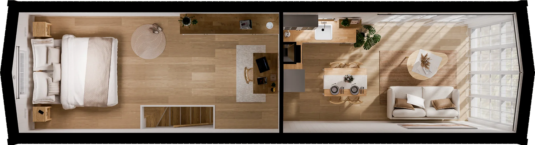 Floor plan Leah: Sleeping loft